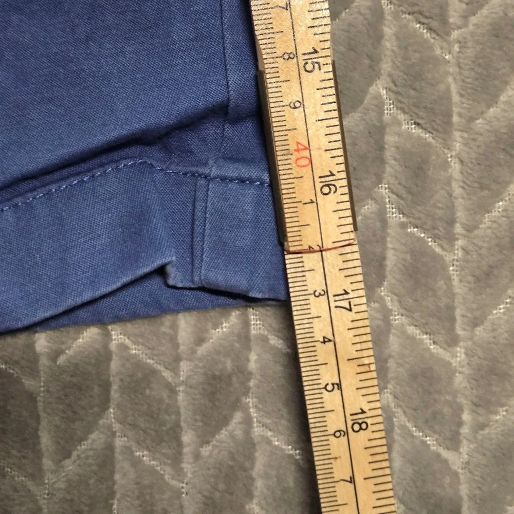 Vineyard Vines Boys Blue Chino Shorts Size Large 18 Elastic Waist Drawstrings